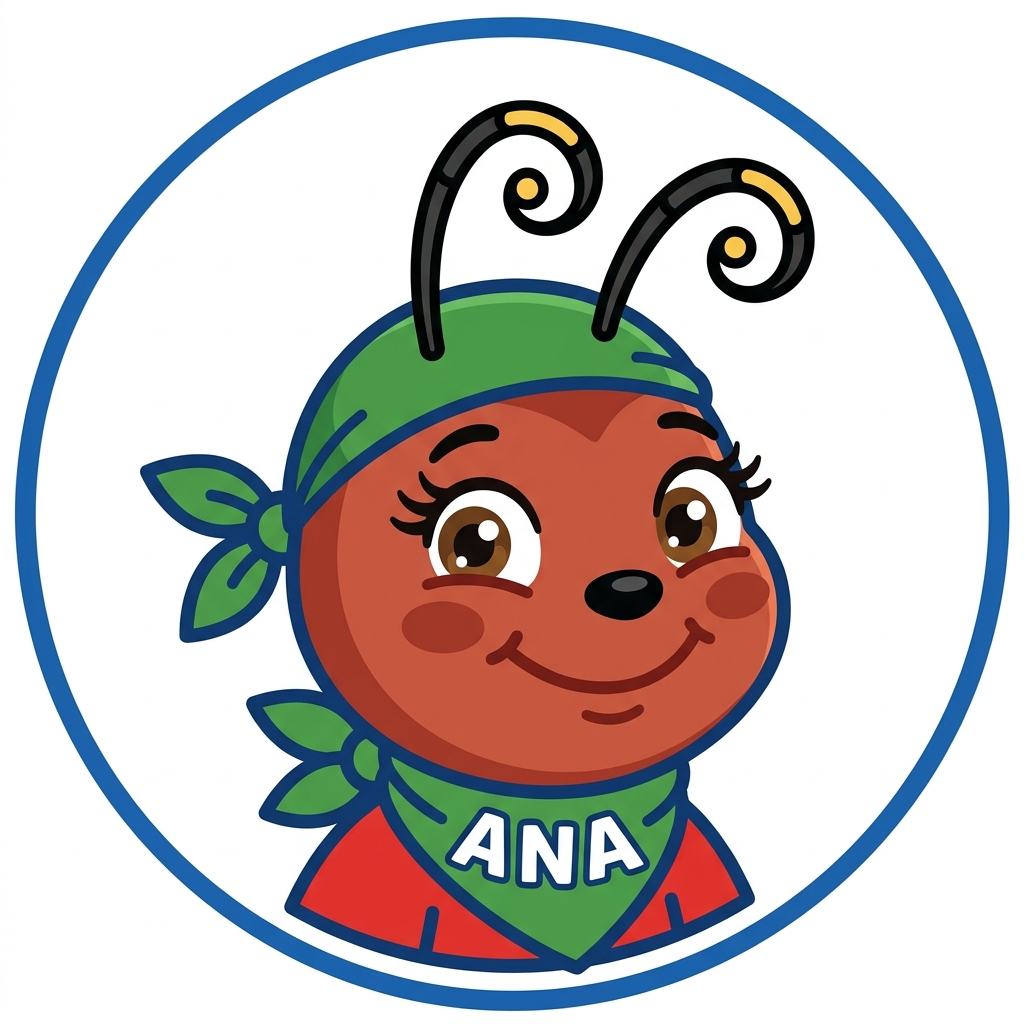Ana la hormiguita trabajadora de MarCy Kids - Valor de trabajo en equipo