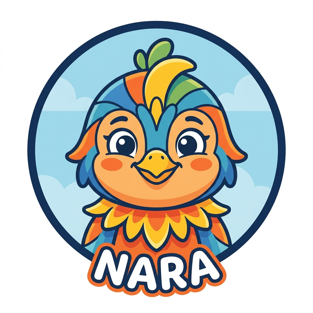 Nara el pajarito cantor de MarCy Kids - Valor de esperanza y libertad